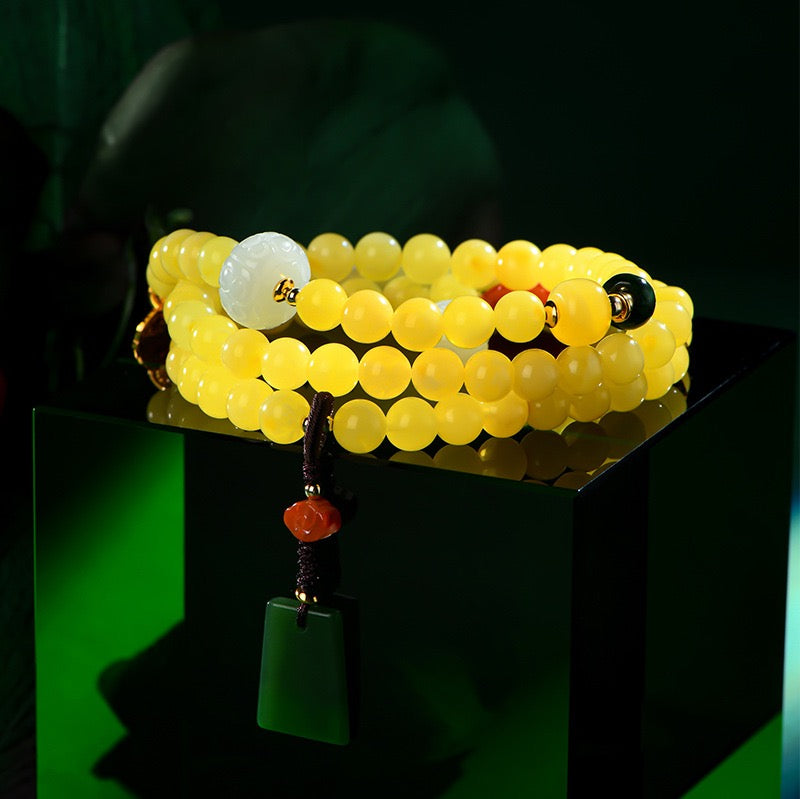 Three Rounds Beewax Bracelet