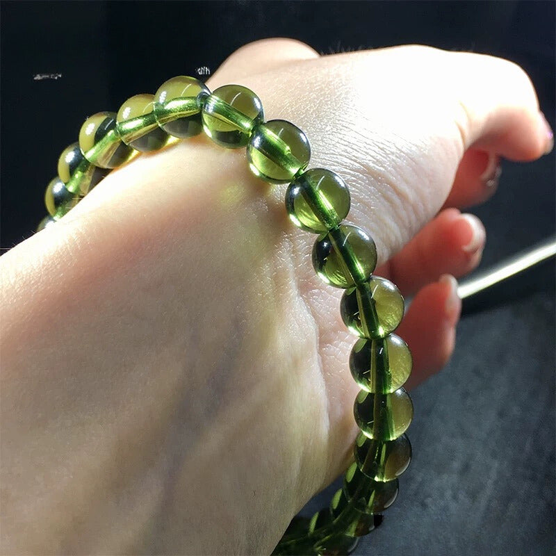 Reinforcement Learning Power-Moldavite Adjustable Bracelet